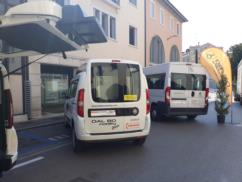 Nostro Fiat Doblò a NOLEGGIO per trasporto di una persona in carrozzina 